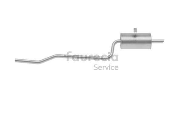 Faurecia FS70448 Endschalldämpfer TOYOTA COROLLA (_E11_) 1.4 (EE111_) Benzin 86 PS 1999