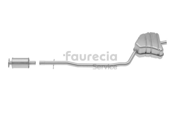 Faurecia FS72005 Auspuff-Endtopf Mini r52 Cooper Benzin 116 PS 2005