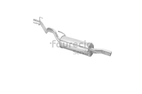 1H6253609N OE Faurecia Panela de escape traseira FS80117