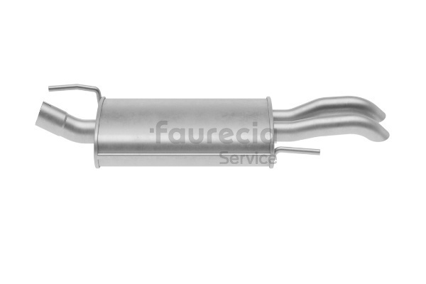 JZW253609A OE Faurecia Bakre eksospotte FS80133