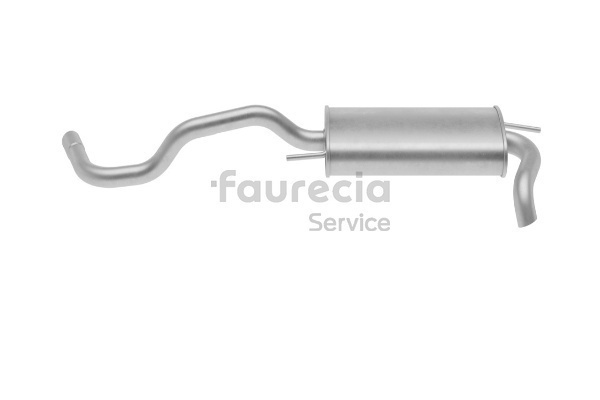 Faurecia FS80220 Lyddemper VW POLO (6N2) 1.0 Bensin 50 hk 2001 pris