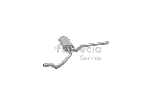 3B0253409N OE Faurecia Silencieux intermédiaire FS80236