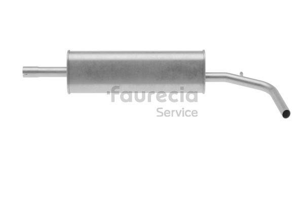 1S0253409AL OE Faurecia Panela de escape central FS80309