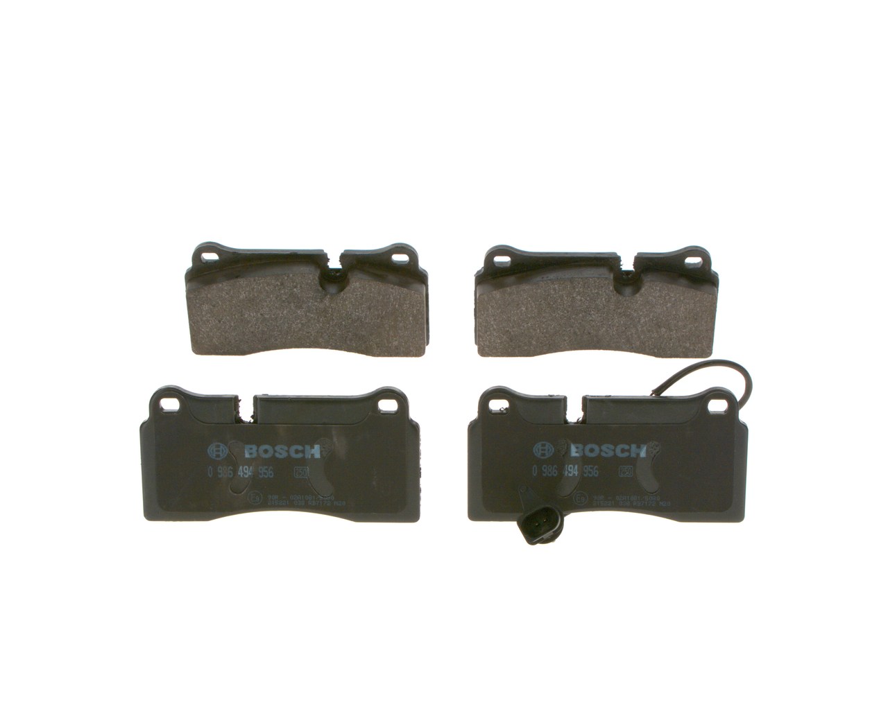 BOSCH 0986494956 Bremseklosser Audi R8 2011