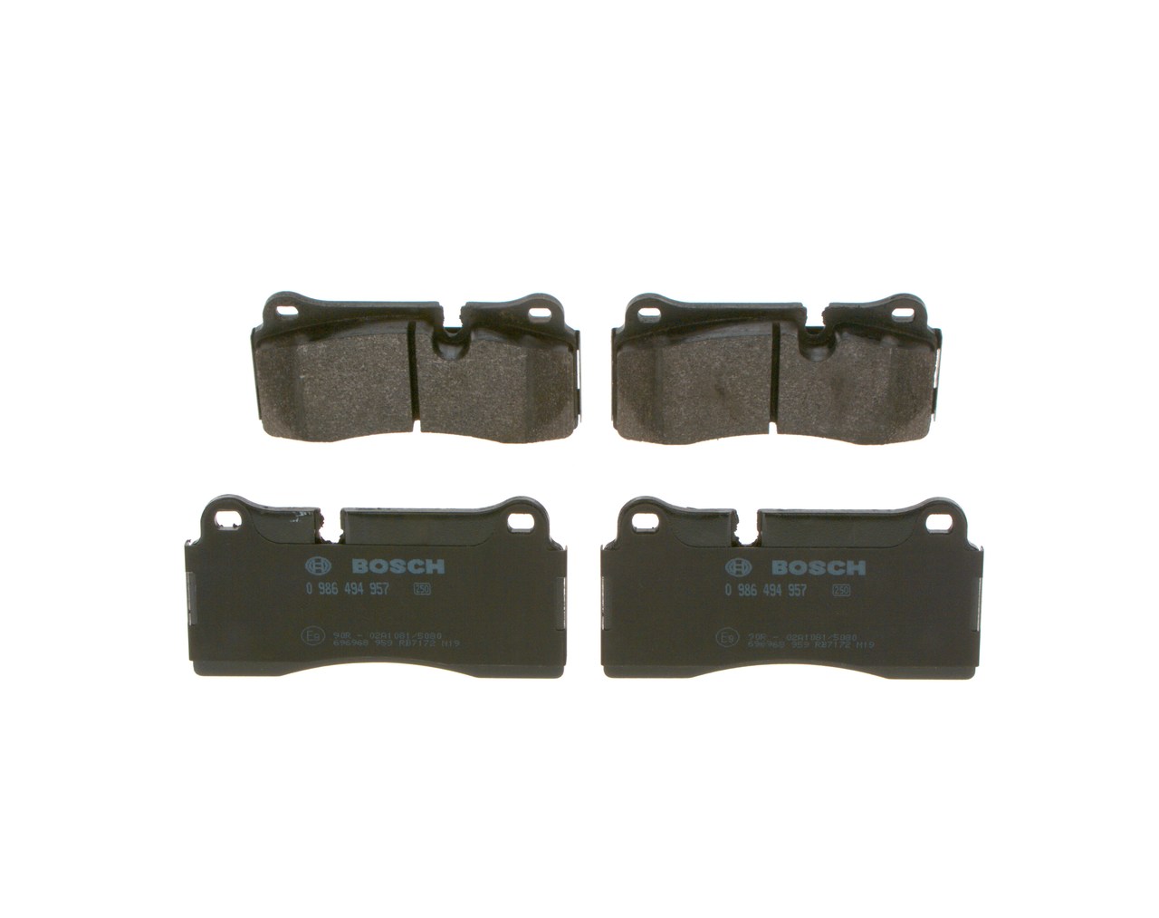 BOSCH 0 986 494 957 Тормозные колодки дисковые BMW 4 купе (F32, F82) M4 CS бензин 460 л.с. 2019