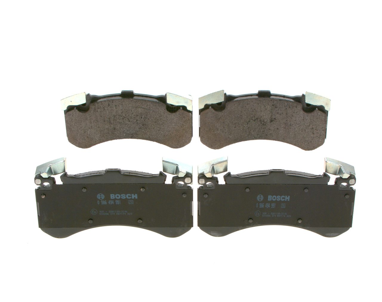 0 986 494 991 Kit pastiglie freno BOSCH AUDI A6 prezzo