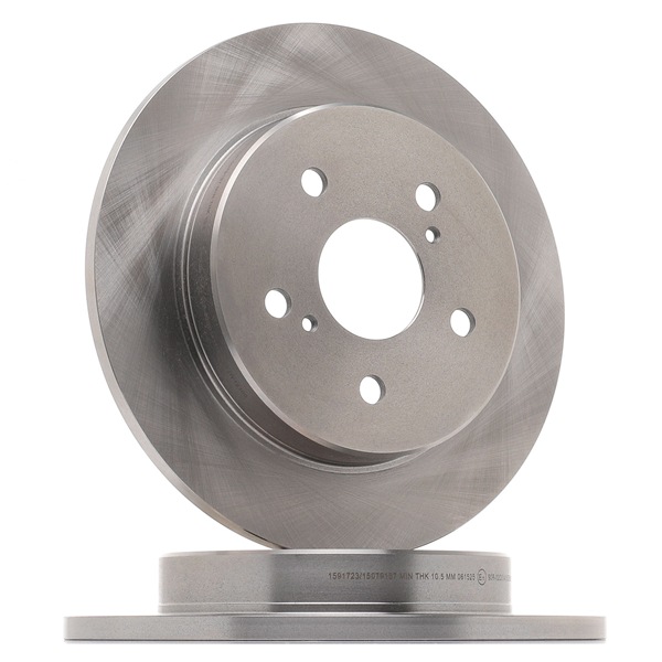 RIDEX 82B2317 Bremsscheiben TOYOTA C-HR (AX10) 1.8 Hybrid (ZYX10_, ZYX11_) Benzin/Elektro 122 PS 2025