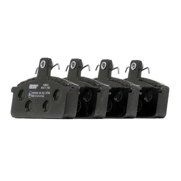 FERODO FDB221 Pastillas de freno SEAT MARBELLA traseras y delanteras