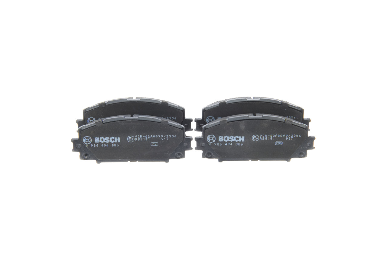 BOSCH Bromsbelägg 0 986 494 886