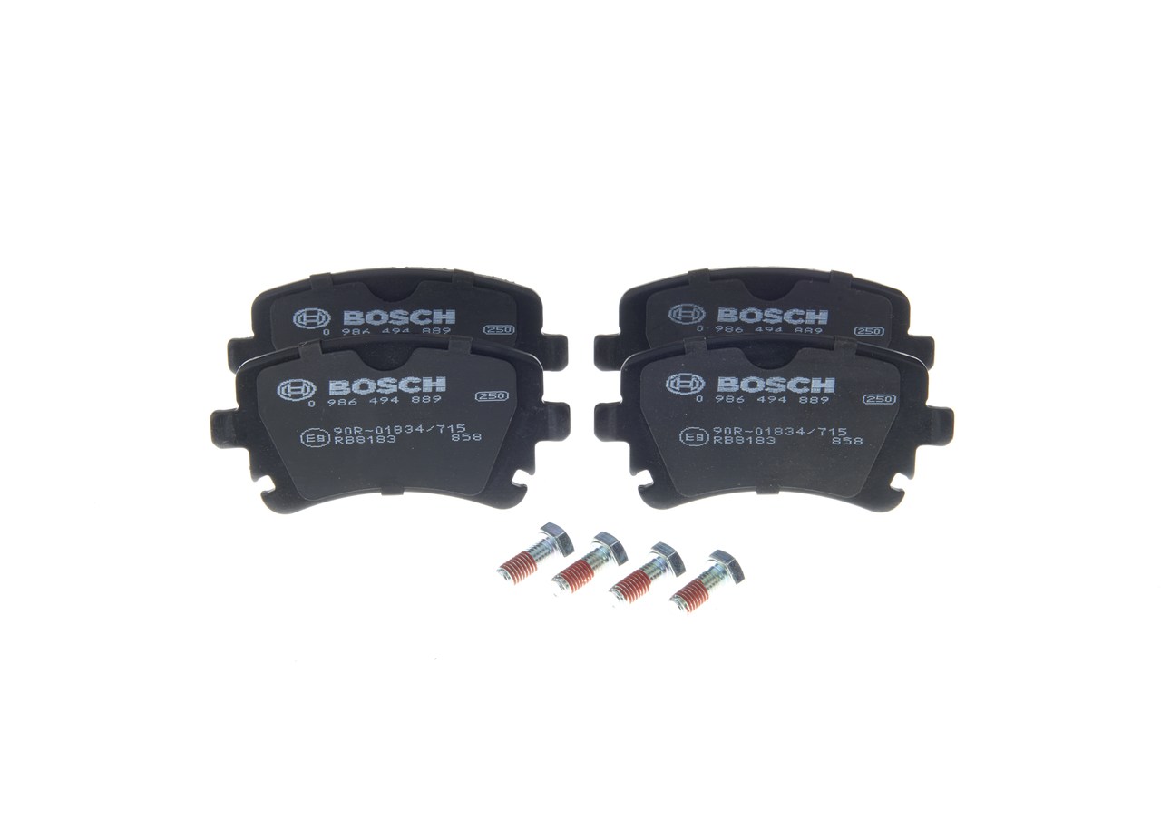 Juego de pastillas de freno 3W0698451 BOSCH 0 986 494 889