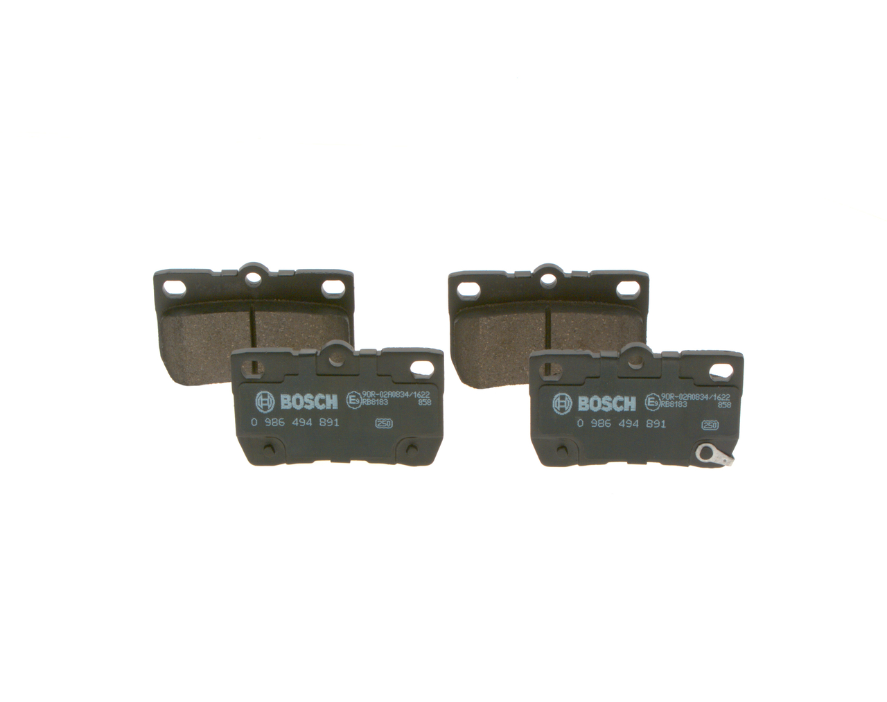 BOSCH 0 986 494 891 Remblok LEXUS IS 2 (GSE2, ALE2, USE2) 350 (GSE21_) Benzine 310 Pk 2012 kosten