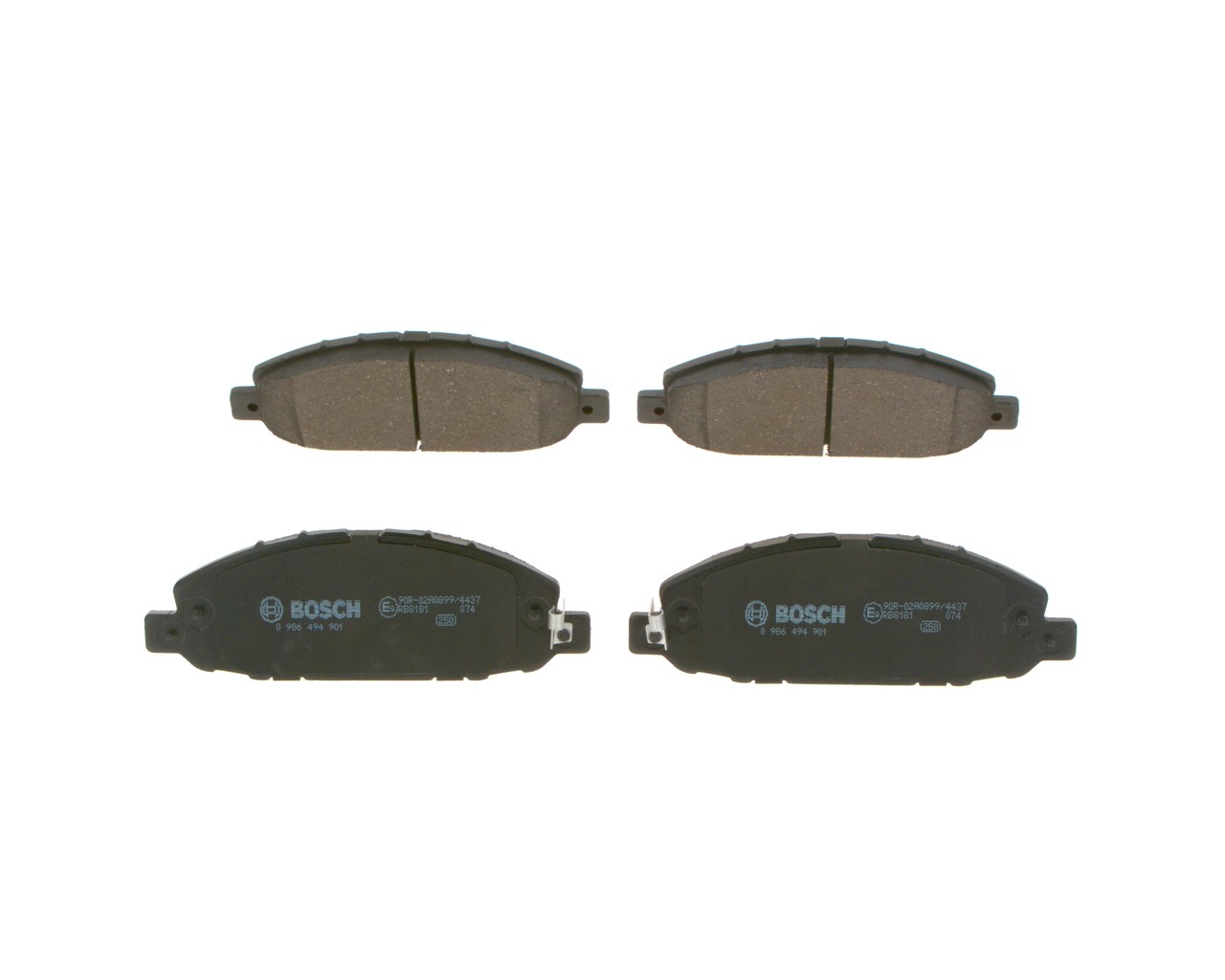 AY040NS135 OE BOSCH Bremseklosser 0 986 494 901