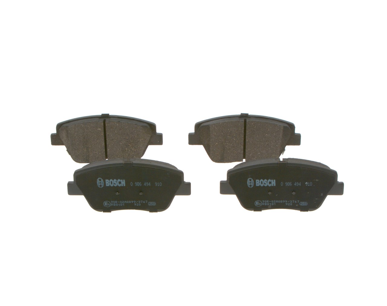 BOSCH Pastilhas de travão 0 986 494 910