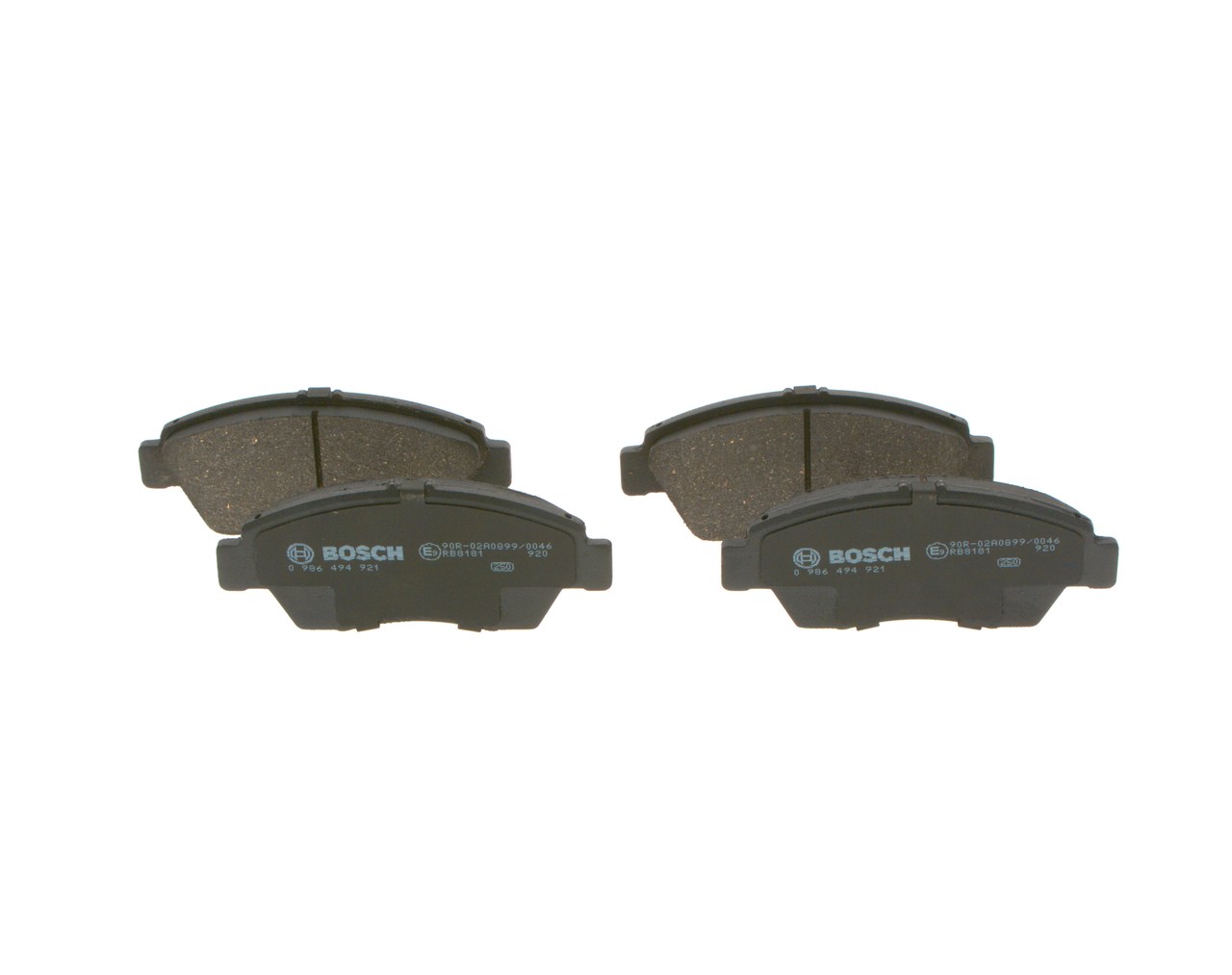 BOSCH Kit pastiglie freni 0 986 494 921