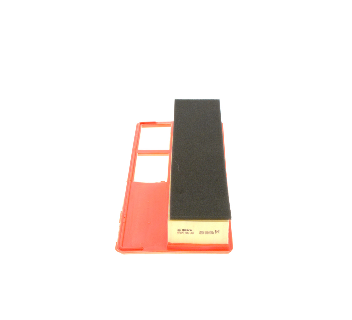 Filtro de ar BOSCH 0 986 4B0 001 adequados para RENAULT, BMW, VW, MERCEDES-BENZ, PEUGEOT barato