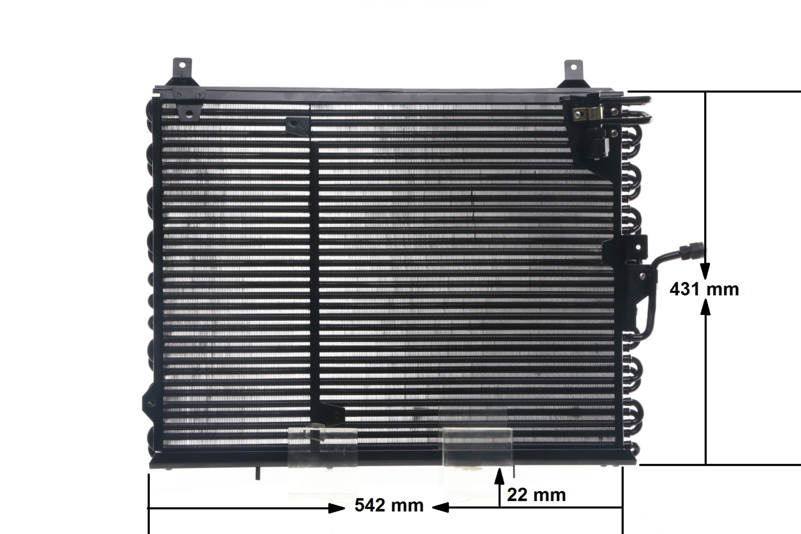 Condensador, aire acondicionado A1248301370 MAHLE ORIGINAL AC 150 000S