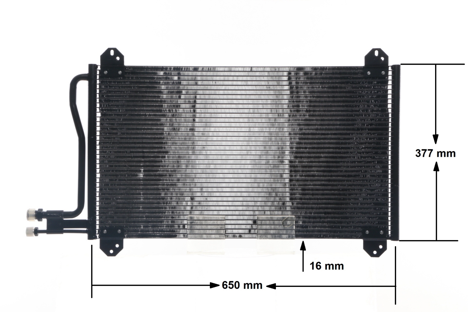 MAHLE ORIGINAL AC 207 000S Конденсатор кондиционера MERCEDES-BENZ SPRINTER 4-t c бортовой платформой/ходовая часть (904) 414 4x4 (904.012, 904.013, 904.612, 904.613) бензин 143 л.с. 2001