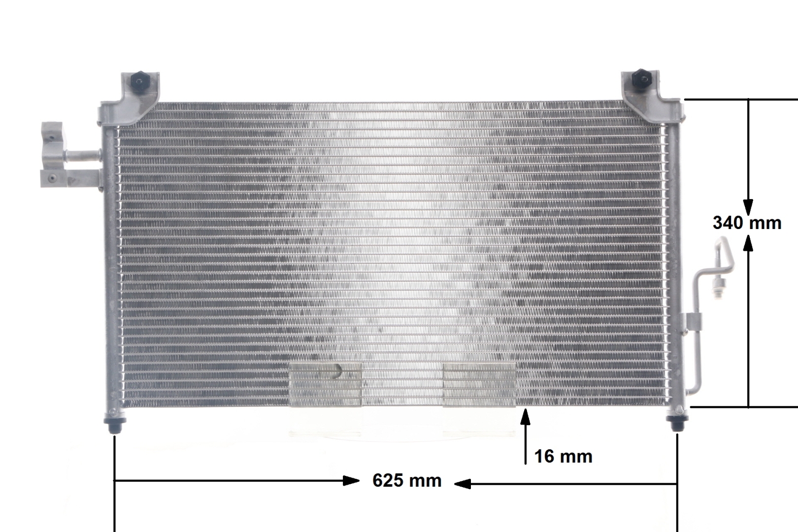 351301091 MAHLE ORIGINAL C10061480 Klimakondensator