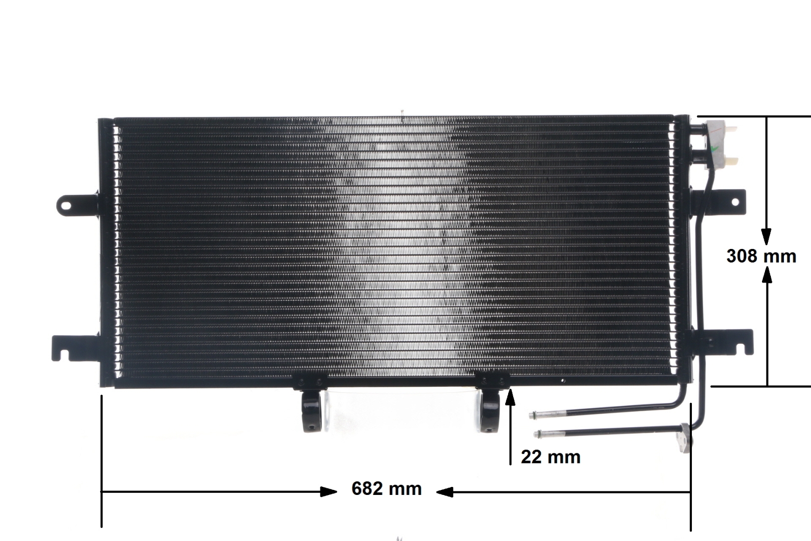 MAHLE ORIGINAL AC 332 000S aircondition kondensator VW Transporter T4 pris