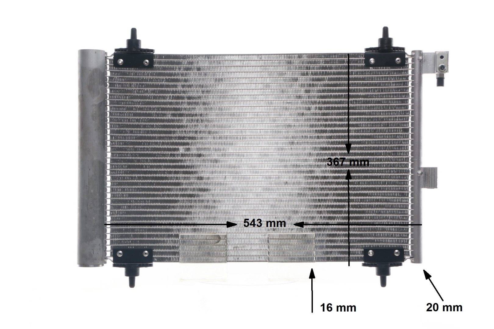 6455Y9 OE MAHLE ORIGINAL Klimakondensator AC 350 000S