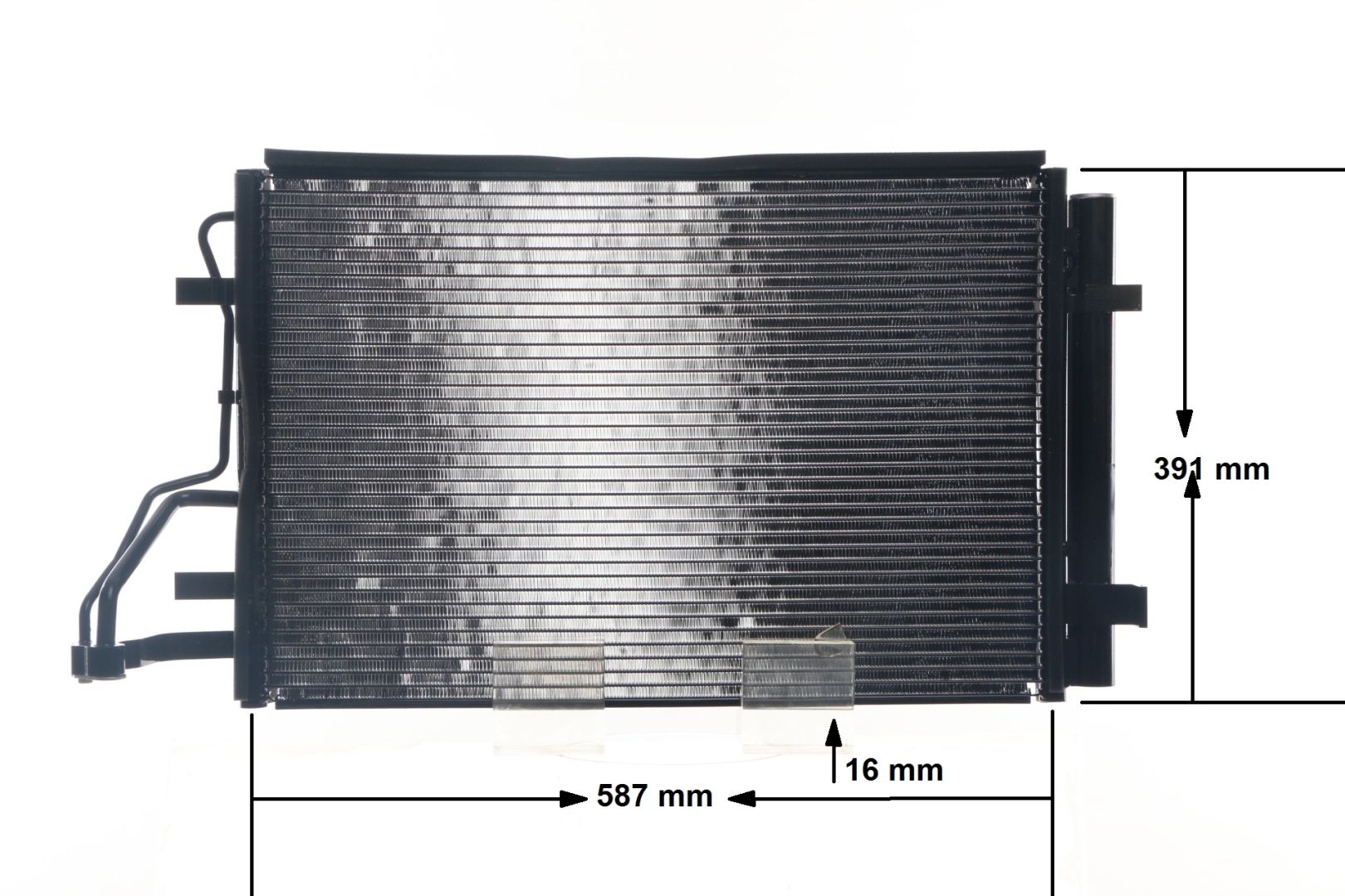 MAHLE ORIGINAL AC 697 000S Kondensor AC KIA cee‘d I Hatchback (ED) 1.4 LPG Benzin/Autogas (LPG) 87 HK 2011 pris