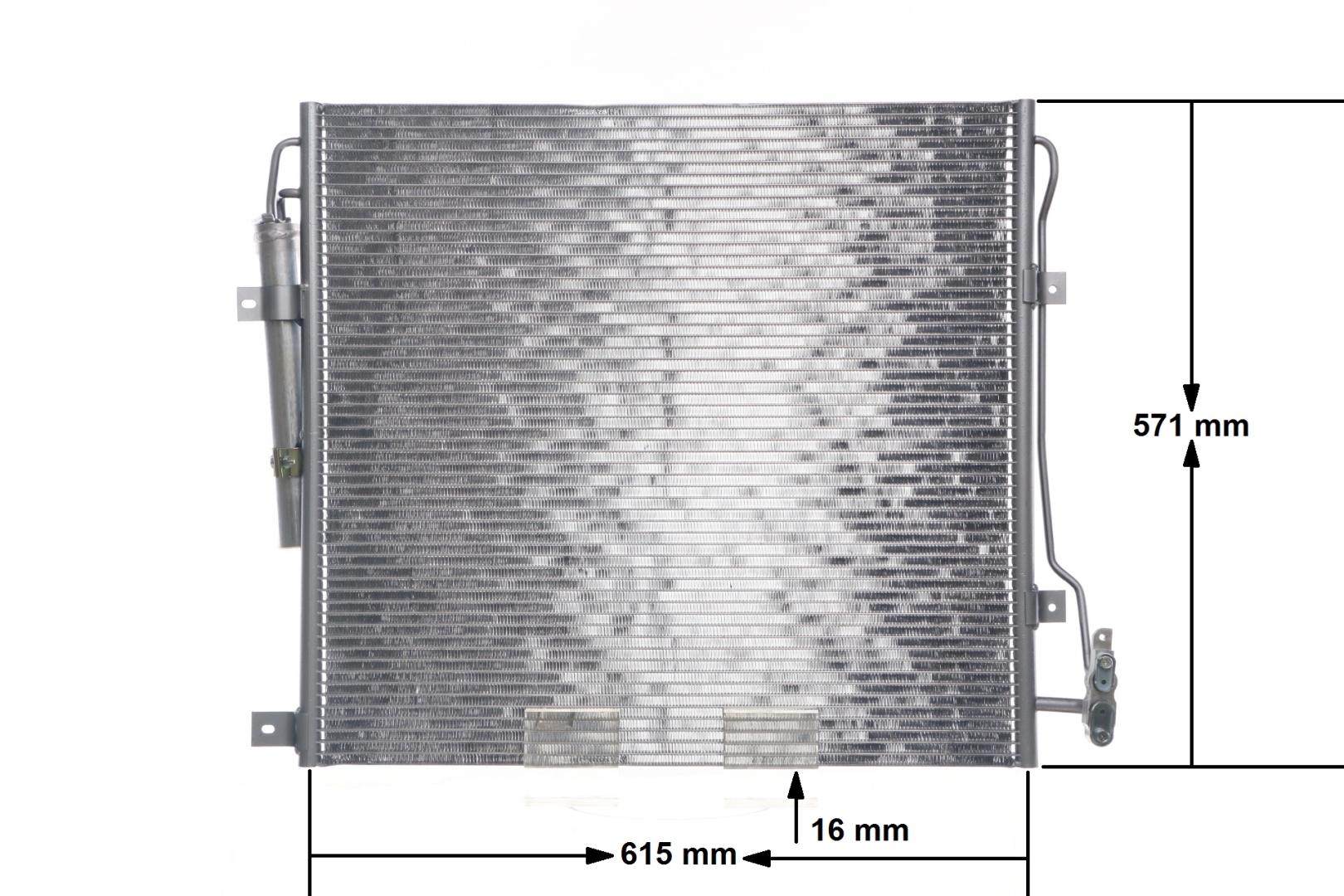 MAHLE ORIGINAL Kondensator, klimaanlæg AC 760 000S