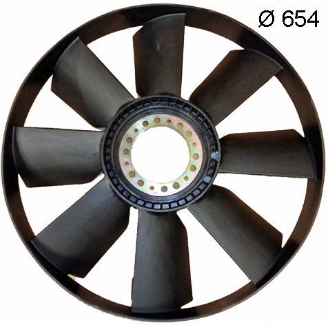 376702001 MAHLE ORIGINAL 51066010258 Lüfterrad, Motorkühlung