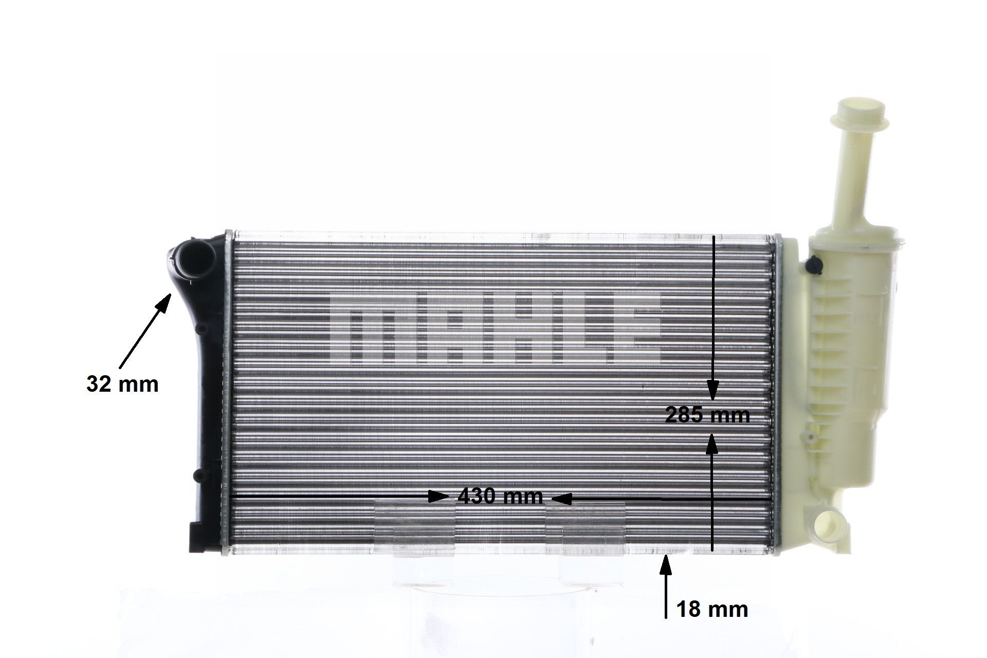 Radiatorius, variklio aušinimas Fiat PANDA 2019 CR10000S MAHLE ORIGINAL