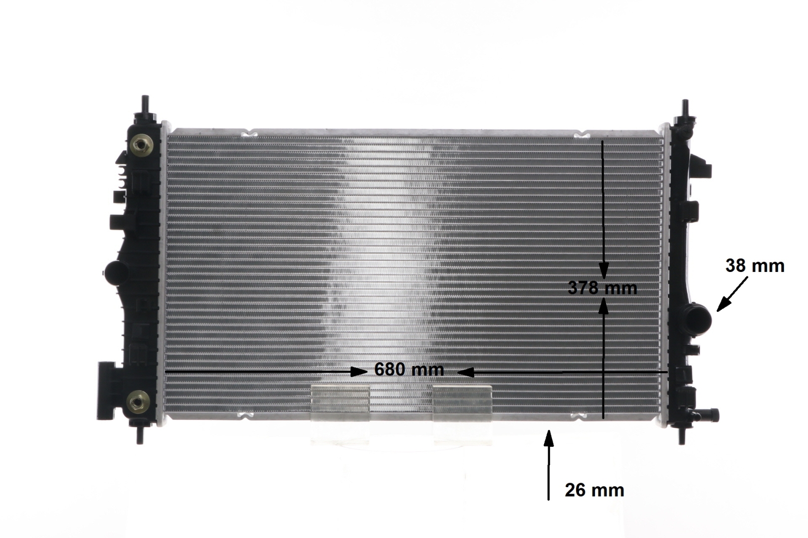 MAHLE ORIGINAL CR 1103 000S Radiatorius / dalys VAUXHALL INSIGNIA Mk I (A) universalas 1.6 CDTI (35) dyzelinas 136 AG 2016