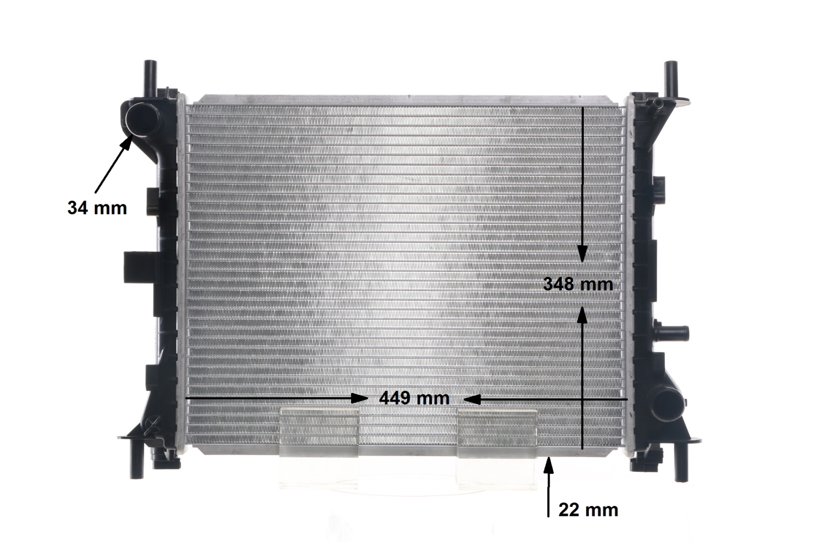MAHLE ORIGINAL CR 1136 000S Køler FORD FOCUS (DAW, DBW) 1.4 16V Benzin 75 HK 2001 pris