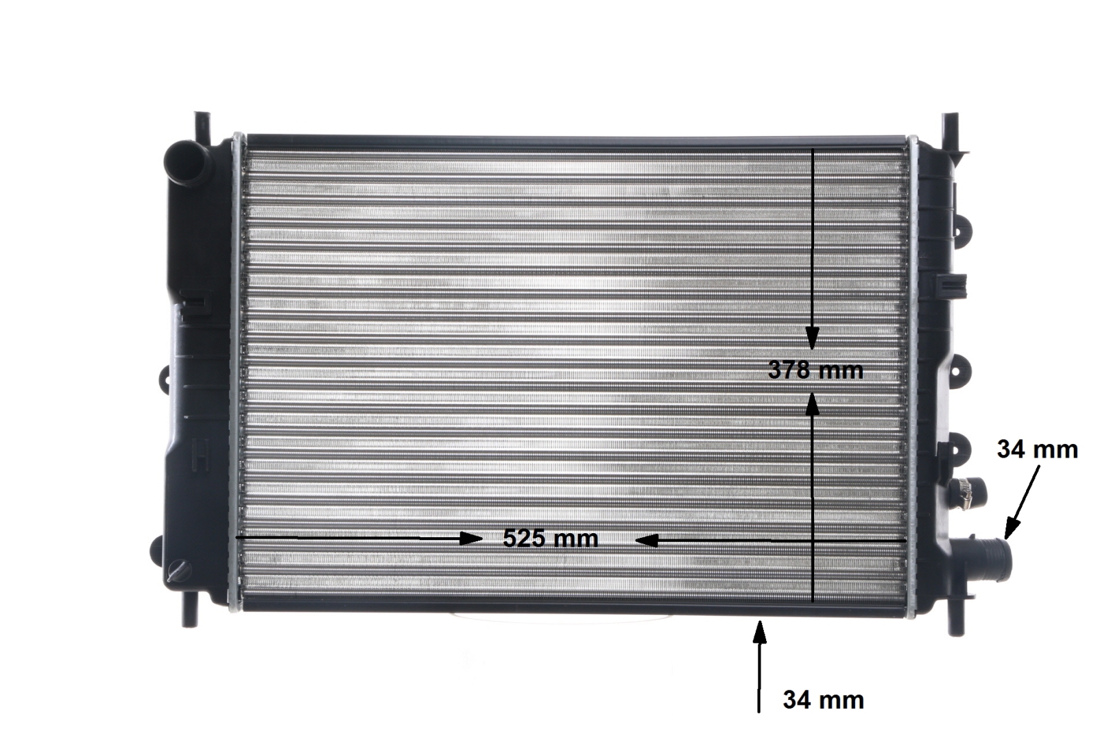 MAHLE ORIGINAL CR 1142 000S Hladilnik, hlajenje motorja FORD ESCORT