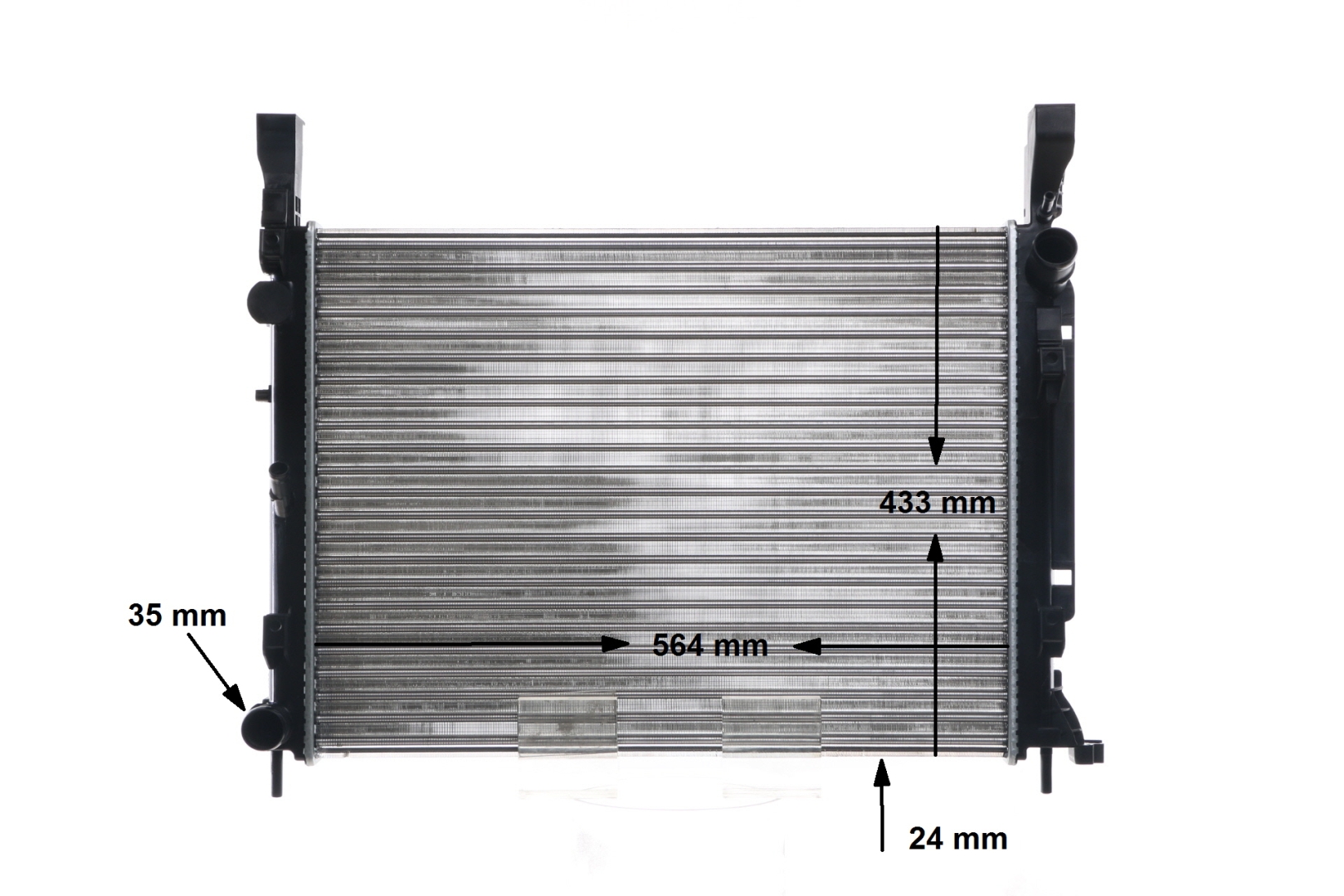 MAHLE ORIGINAL CR 1154 000S Radiator Renault Kangoo 2 Express 1.5 dCi 90 (FW0G, FW05, FW08, FW11) Diesel 90 hk 2023 pris