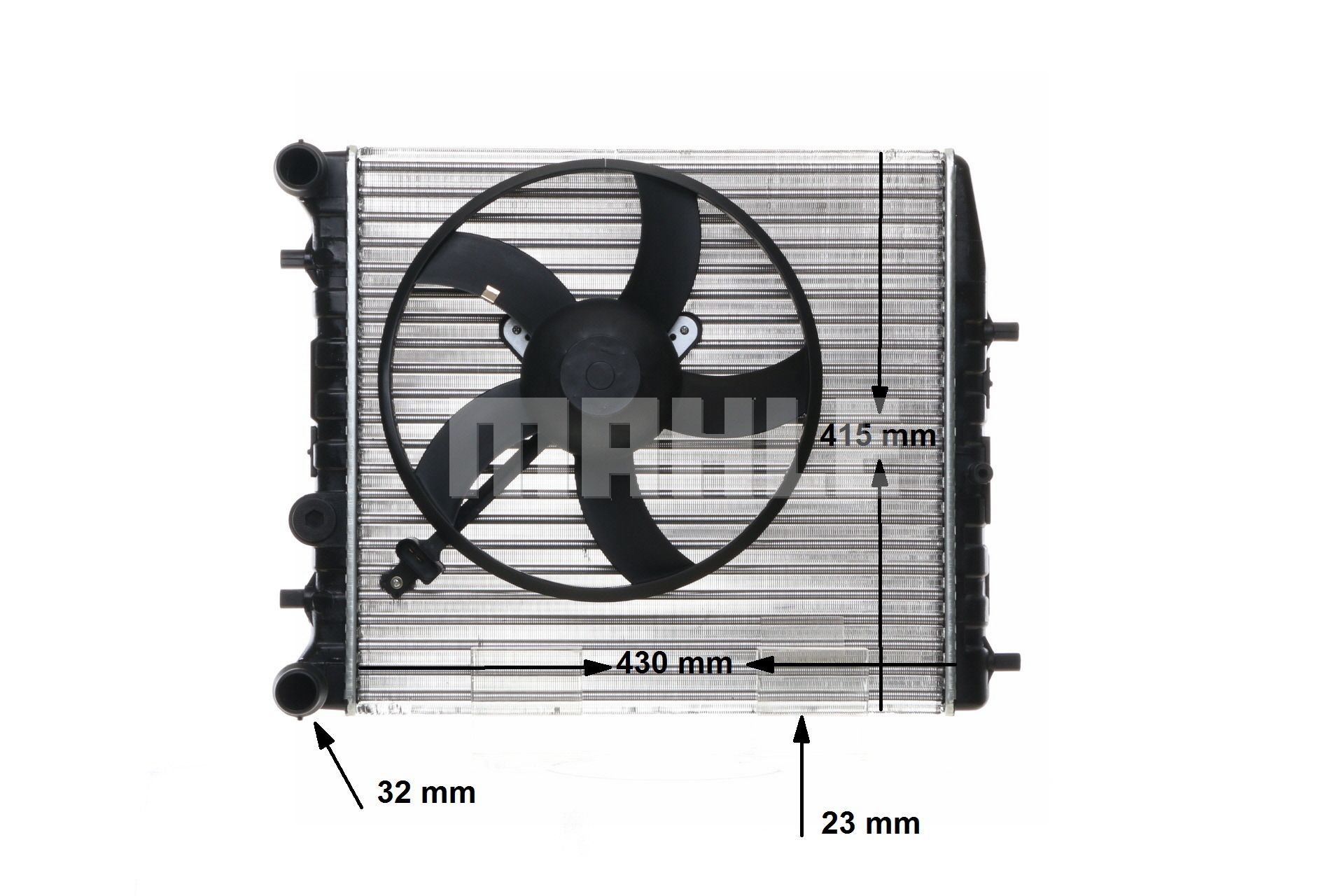 MAHLE ORIGINAL CR 123 000S kylare Skoda Fabia 6y5