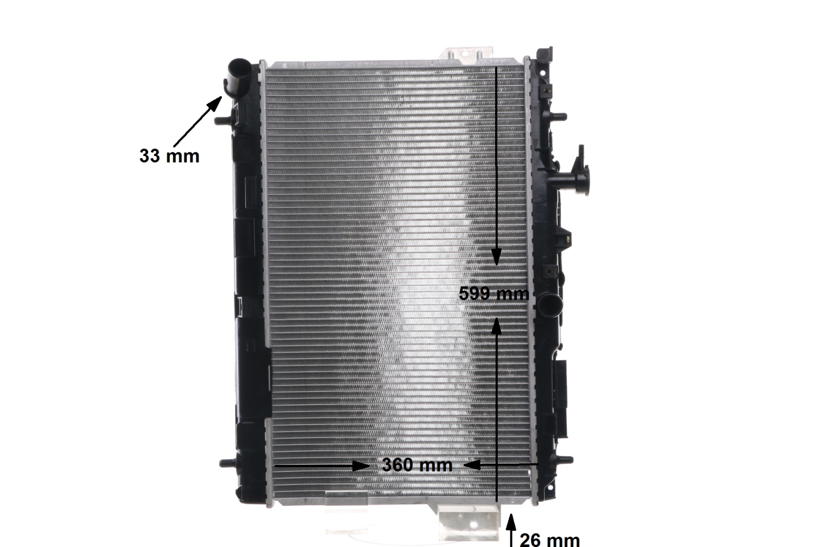 MAHLE ORIGINAL CR 1293 001S Radiator HYUNDAI MATRIX (FC) 1.5 CRDi Diesel 102 Pk 2007 kosten
