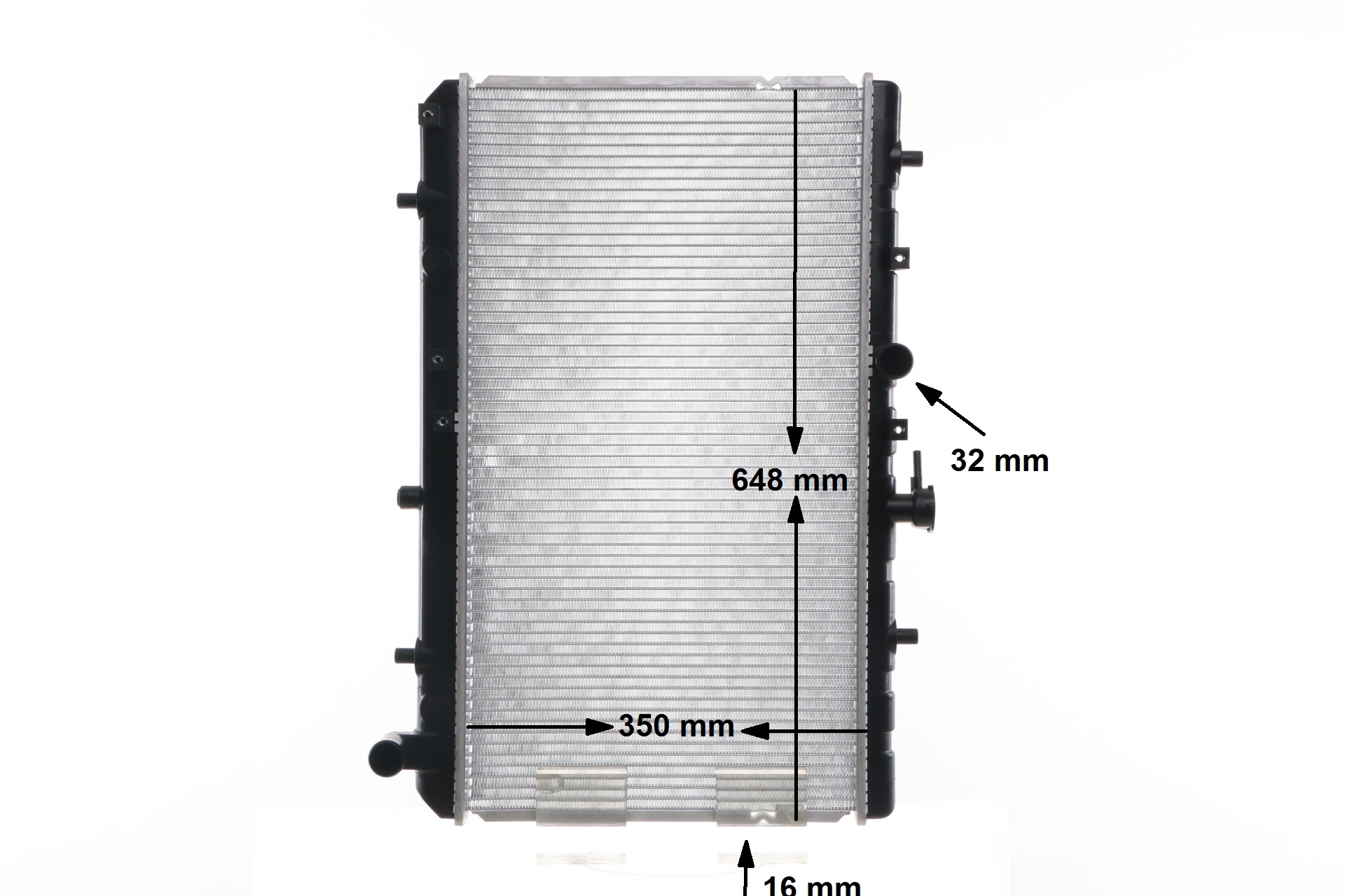 MAHLE ORIGINAL CR 1302 000S Радиатор охлаждения двигателя KIA Rio I Estate (DC) 1.3 бензин 82 л.с. 2001