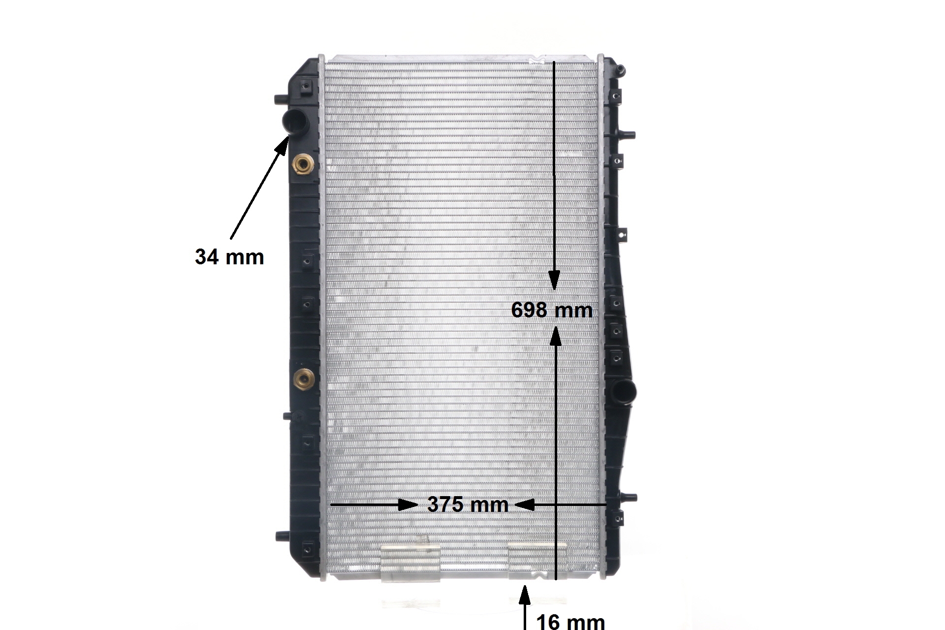 96271475 OE MAHLE ORIGINAL Radiator, motorkjøling CR 1308 000S