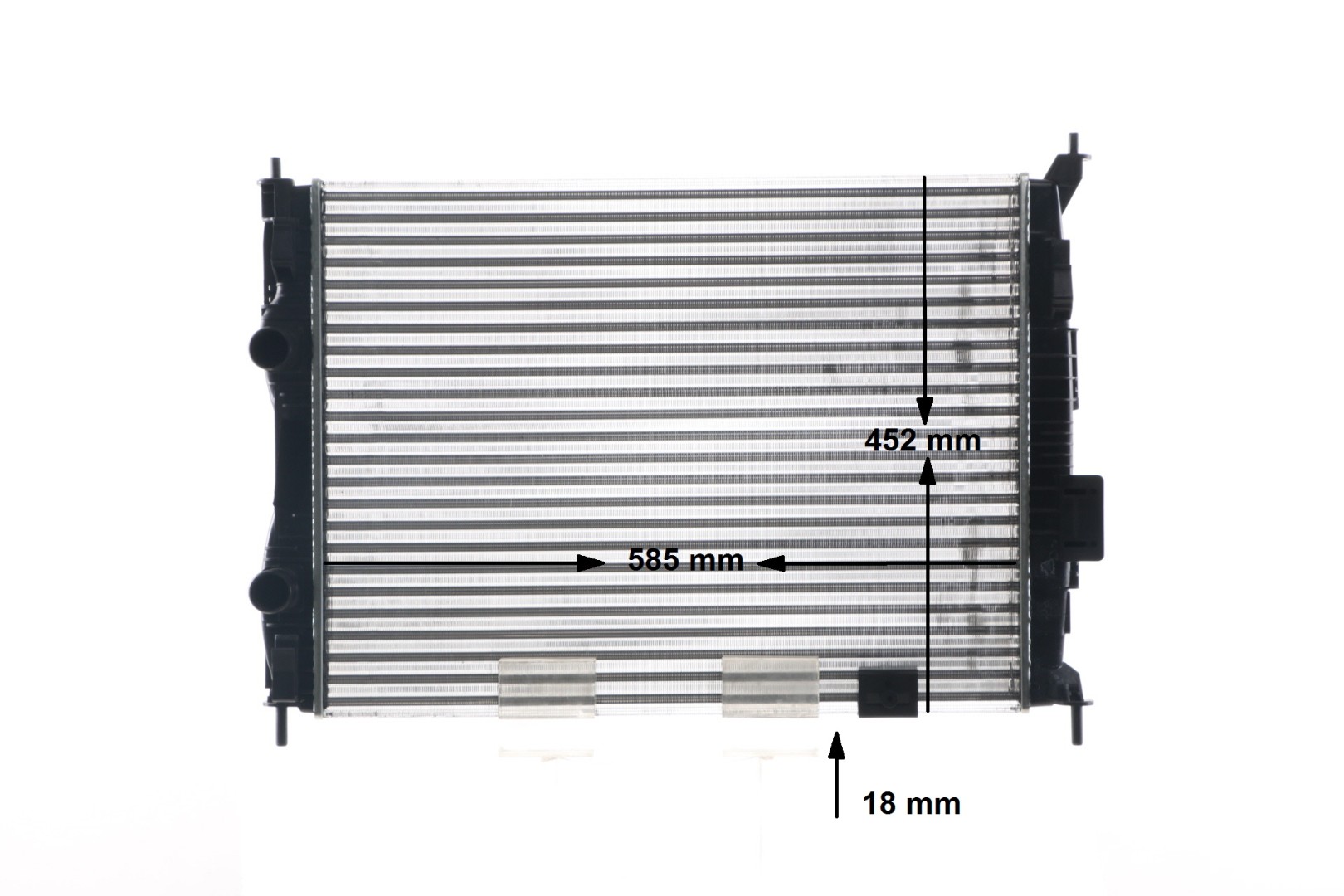 CR 14 000S MAHLE ORIGINAL Radiador NISSAN QASHQAI