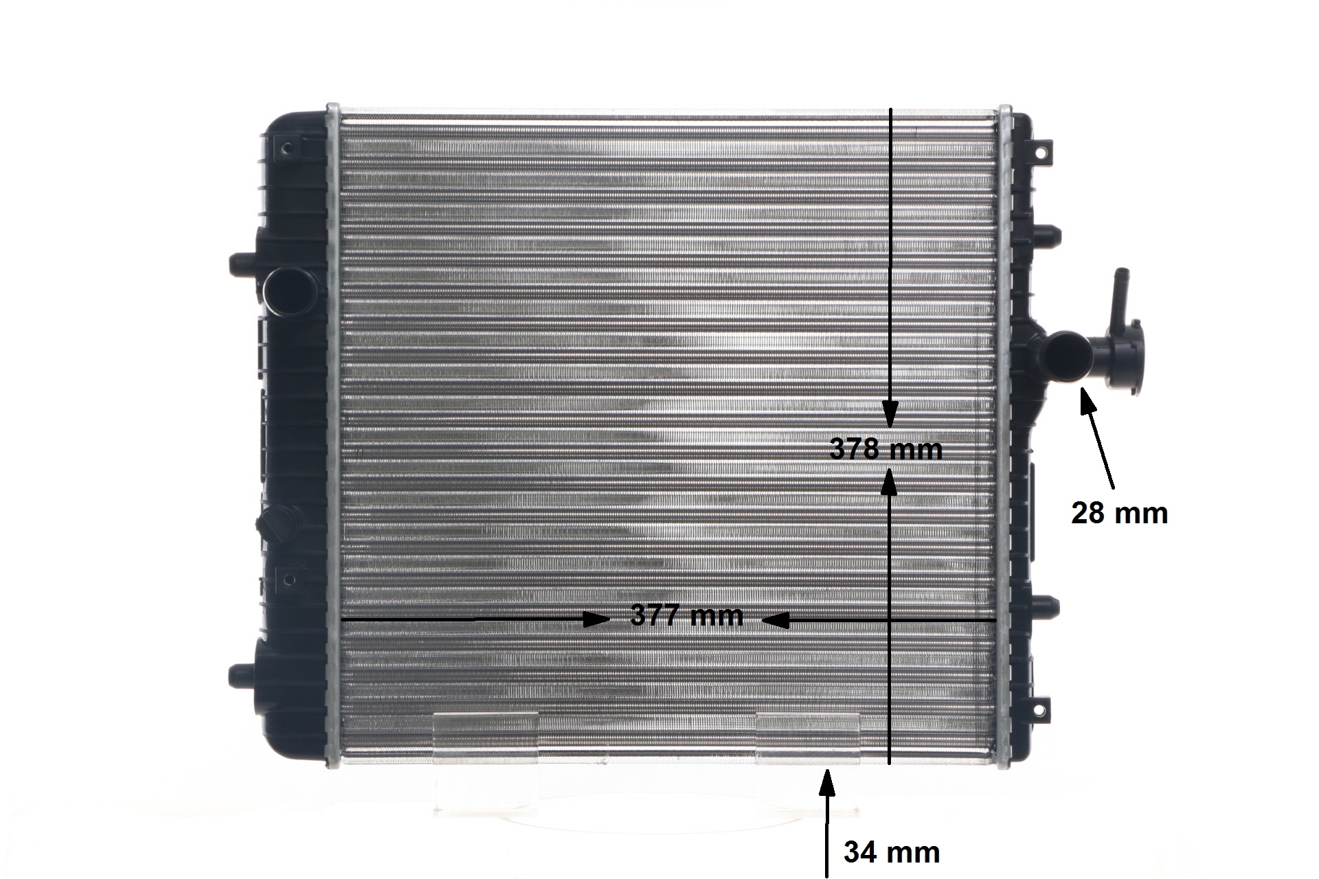 MAHLE ORIGINAL Radiator, motorkjøling CR 1495 001S