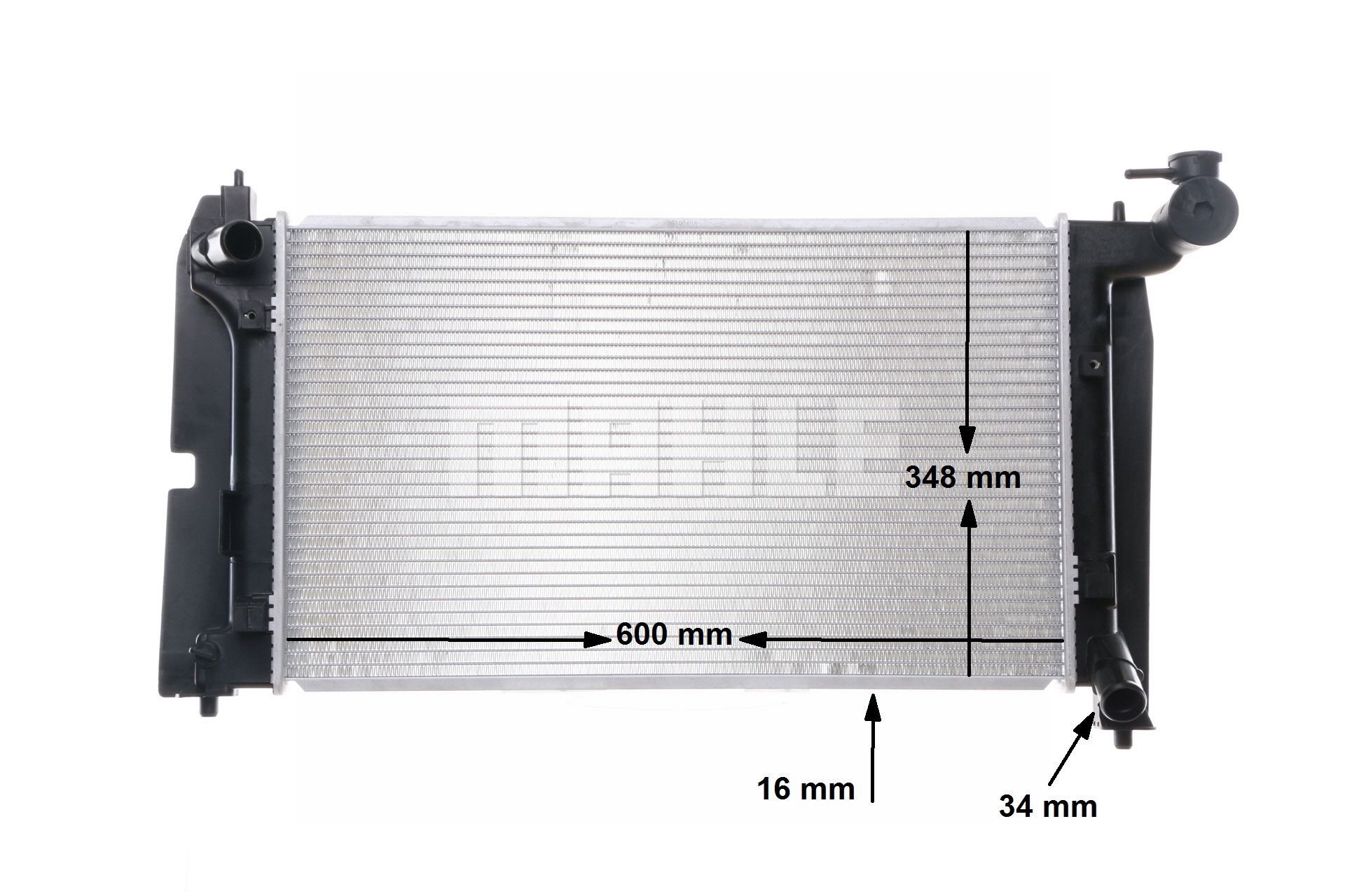 MAHLE ORIGINAL CR 1526 000S TOYOTA COROLLA engine radiator cost