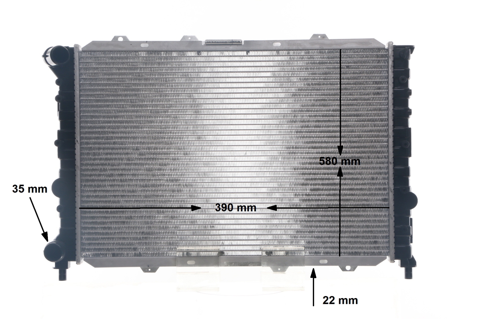 MAHLE ORIGINAL Radiador, refrigeración del motor CR 1567 000S