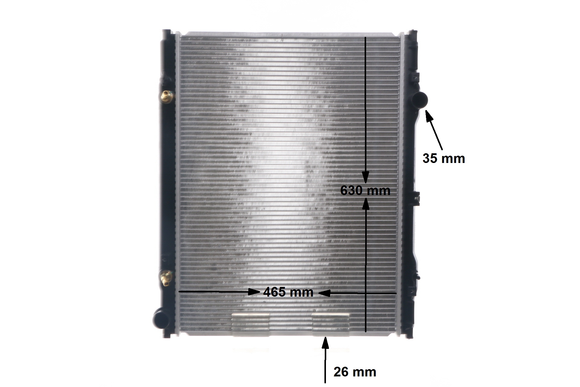 253103E150 OE MAHLE ORIGINAL Radiateur du moteur CR 1569 000S