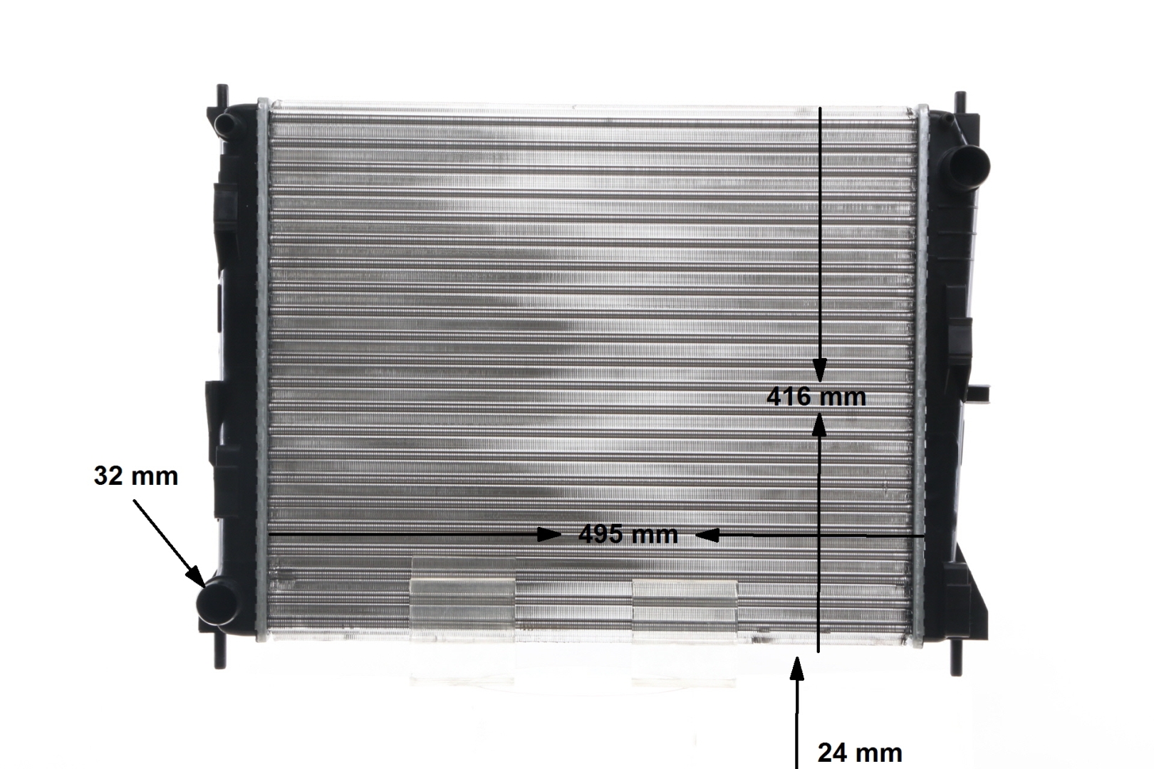 21410BC510 OE MAHLE ORIGINAL Engine radiator CR 1691 000S
