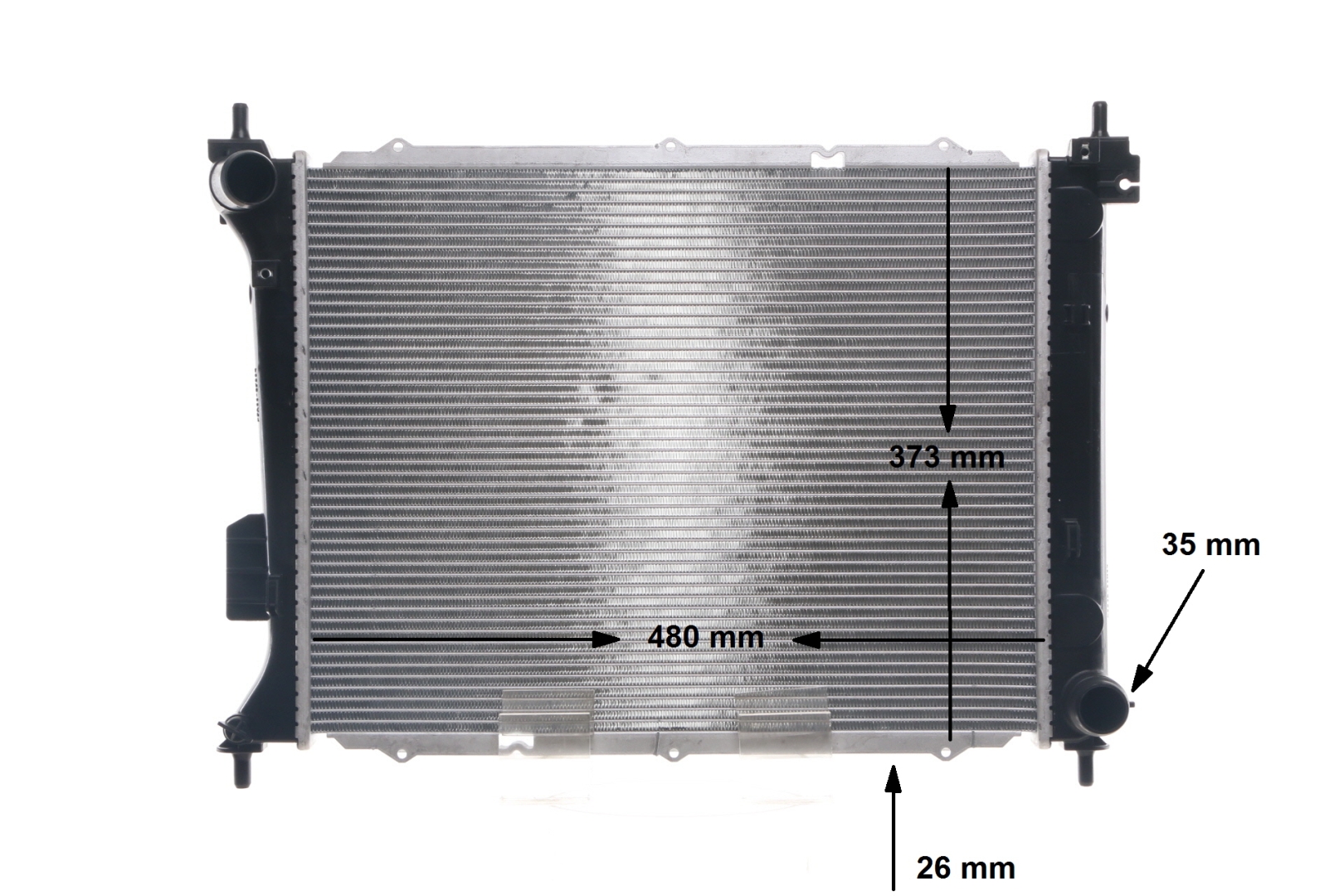 MAHLE ORIGINAL CR 1695 000S Radiatore acqua HYUNDAI i20 I Hatchback (PB) 1.6 CRDi Diesel 116 CV 2010 prezzo