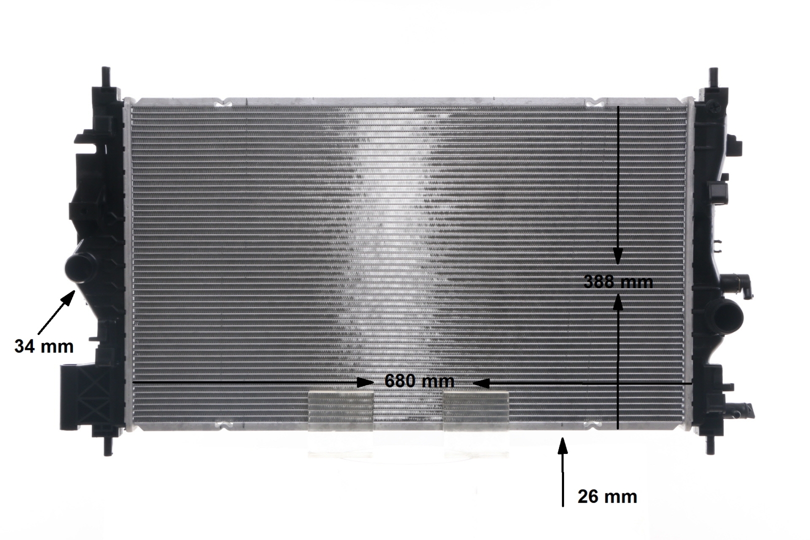 MAHLE ORIGINAL CR 1697 000S Radiateur de refroidissement OPEL Astra J GTC (P10) 1.6 CDTI (08) Diesel 136 CV 2019 prix
