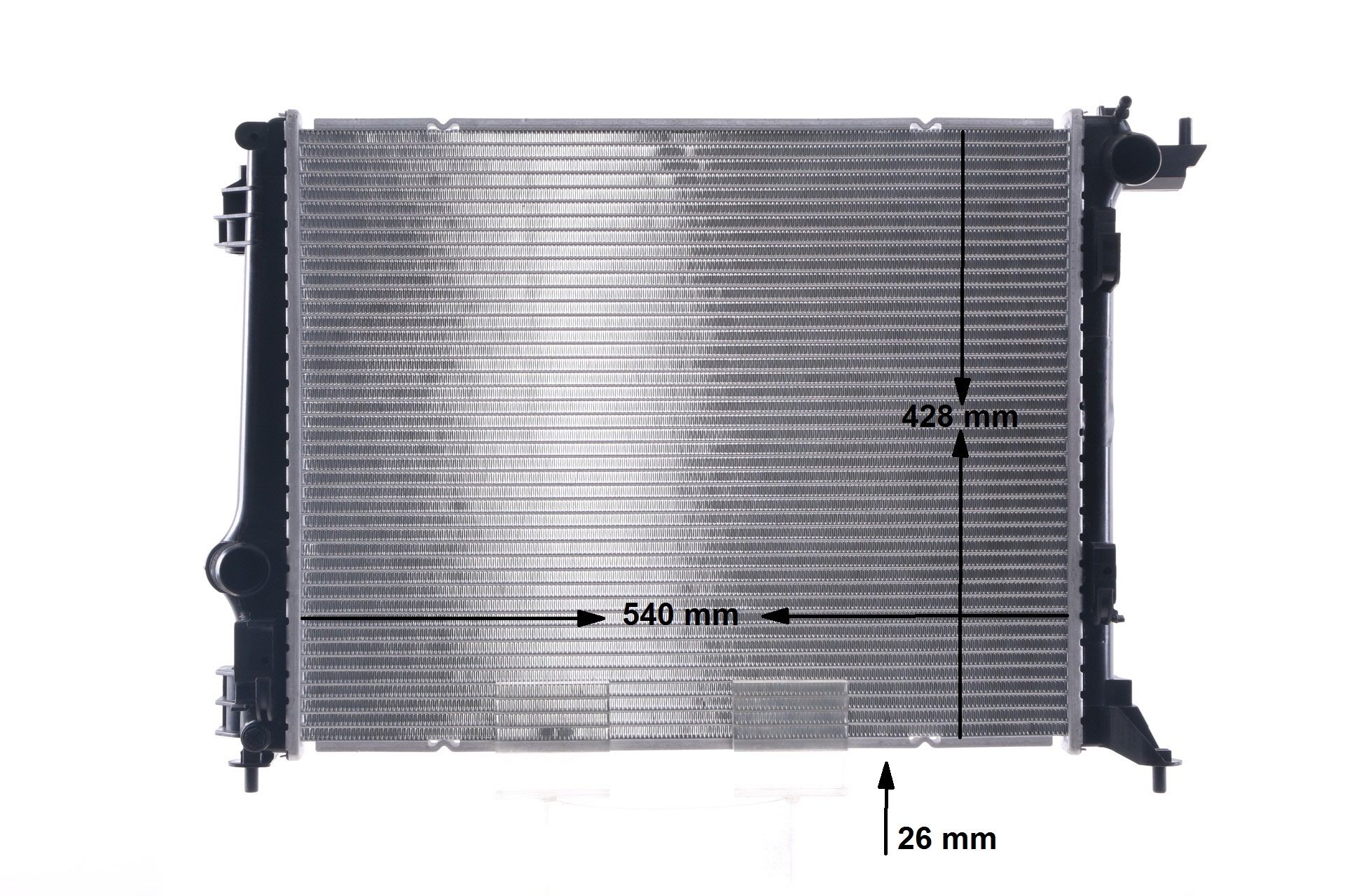 MAHLE ORIGINAL CR 1698 000S Radiatorius / dalys RENAULT Megane IV Hatchback (B9A/M/N_) 1.6 16V benzinas 115 AG 2016
