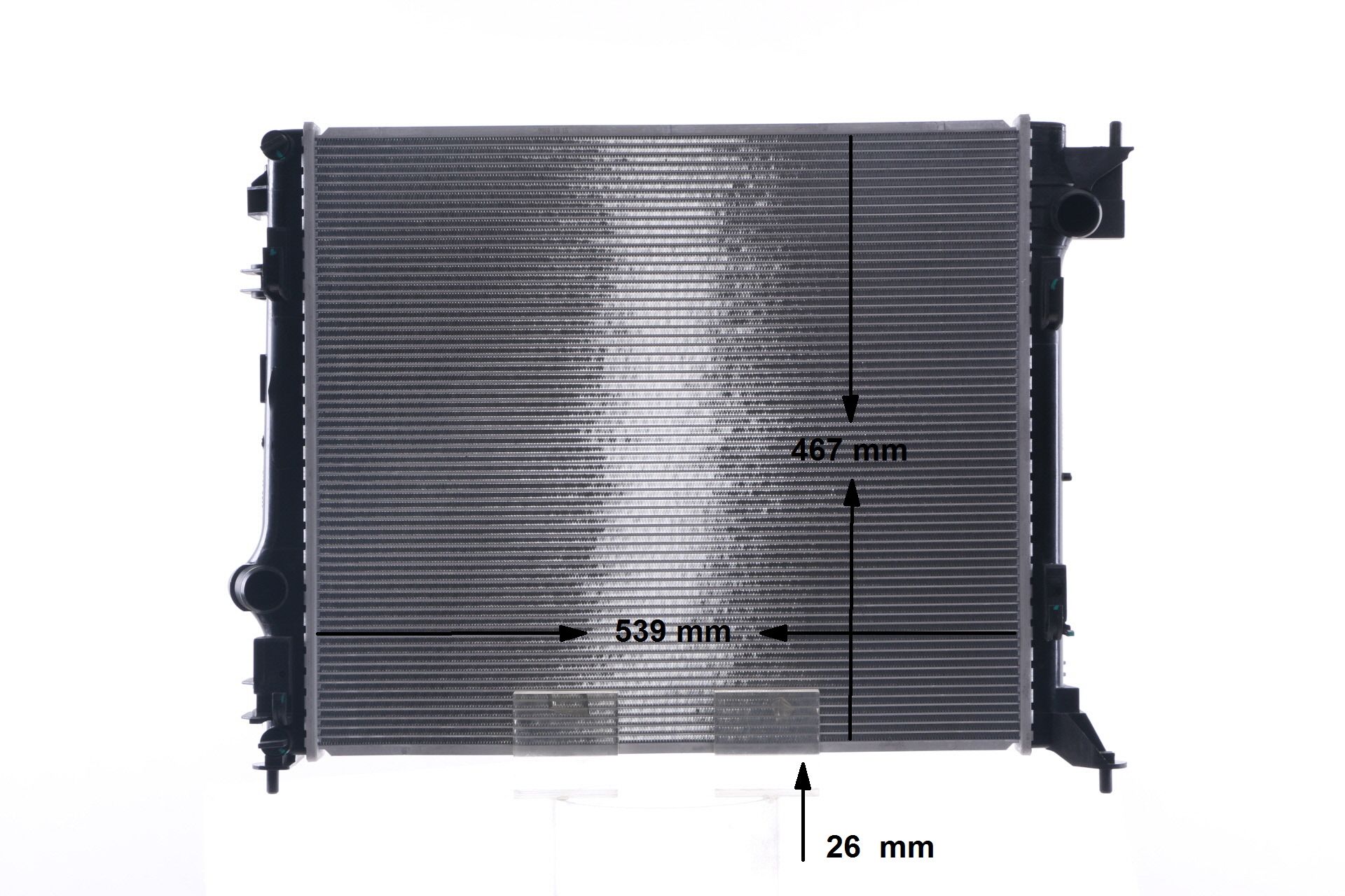 214104EB0B OE MAHLE ORIGINAL Engine radiator CR 1967 000S