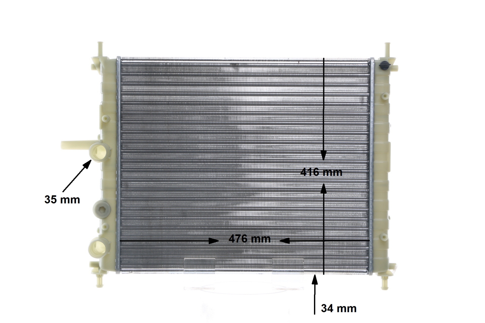 Engine radiator MAHLE ORIGINAL CR 1998 000S suitable for FIAT at cheap price