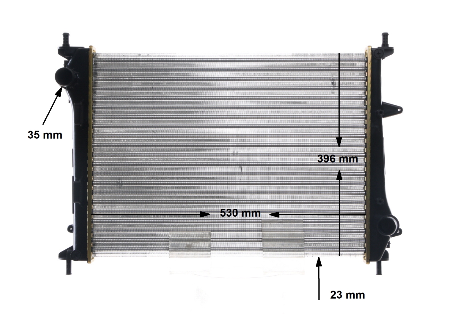 MAHLE ORIGINAL CR 1999 000S Radiator FIAT MULTIPLA (186) 1.9 JTD Diesel 120 Pk 2007 kosten