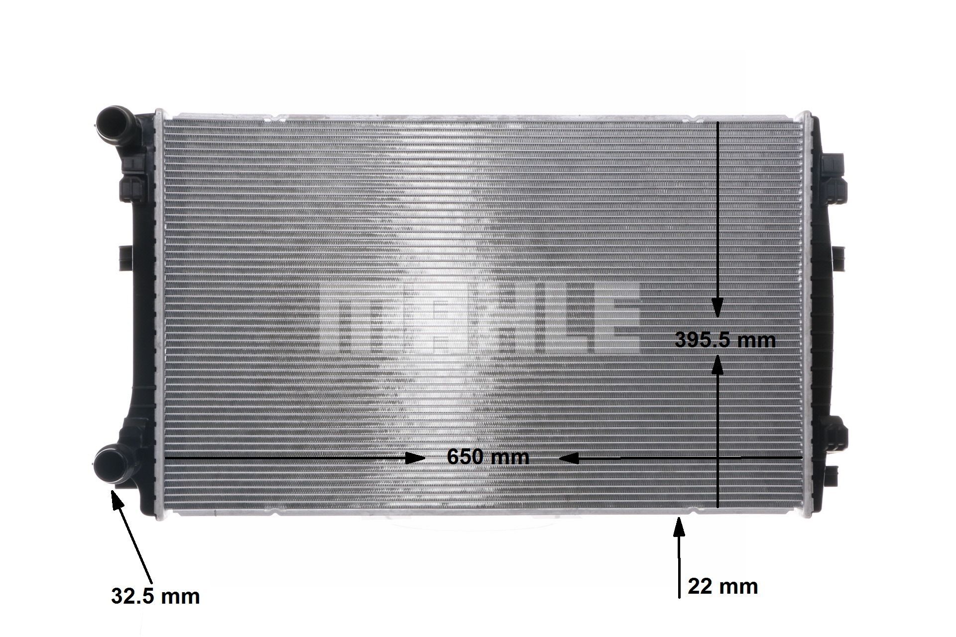 Radiatorius, variklio aušinimas Audi Q3 2021 CR2054000S MAHLE ORIGINAL