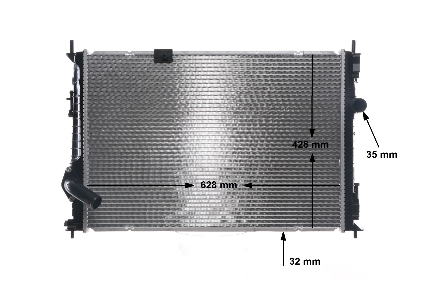 MAHLE ORIGINAL CR 2058 000S Engine radiator Qashqai J10 1.6 dCi All-wheel Drive Diesel 130 hp 2011 price